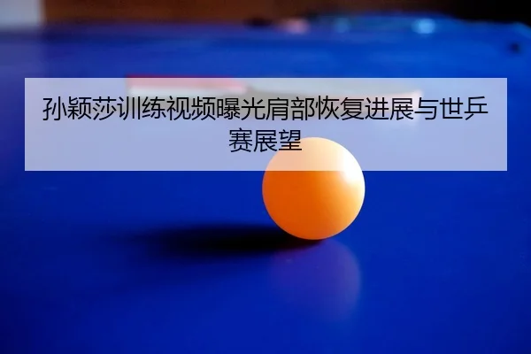 孙颖莎训练视频曝光肩部恢复进展与世乒赛展望
